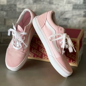 Pastel pink Vans
